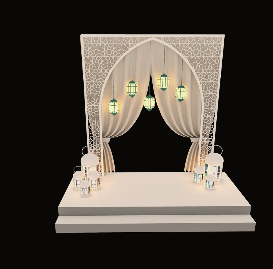 Lantern Drape Stage