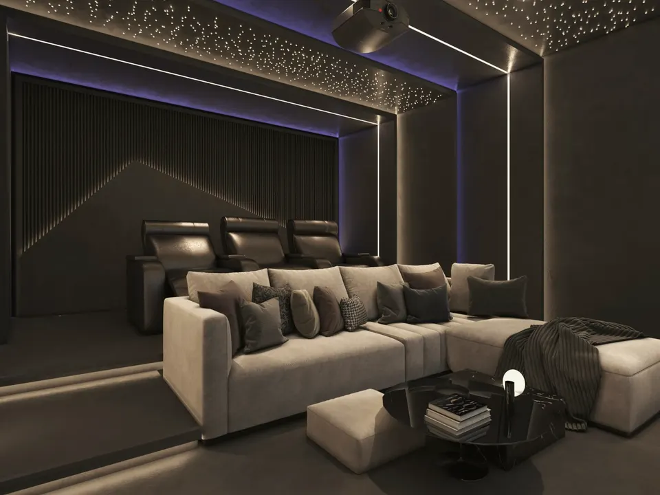 Retro Lounge Setup